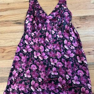 Fashion Nova Pink and Purple Floral Dress